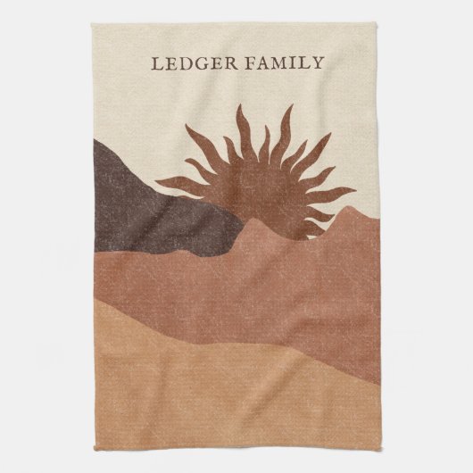 ボホテラコッタキッチンタオル キッチンタオル (縦)