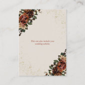 ボホテラコッタグリーンリー詳細エンクロージャカード エンクロージャーカード (裏面)