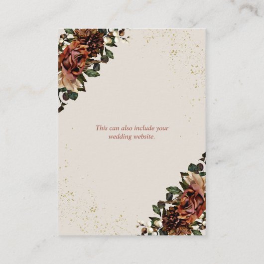 ボホテラコッタグリーンリー詳細エンクロージャカード エンクロージャーカード (裏面)