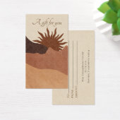 ボホテラコッタサンサンドジュエリーギフトカード (デスク)