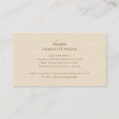 ボホテラコッタサンセラピストカウンセラー 名刺 (裏面)