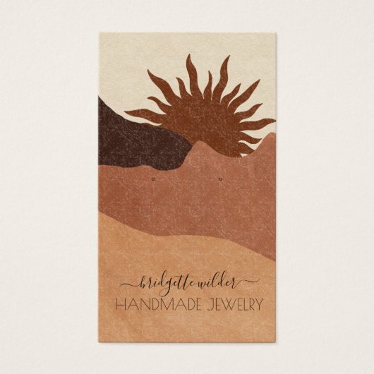 ボホテラコッタサンドサンジュエリーデザイナー (正面)