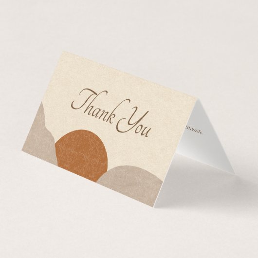 ボホテラコッタサンドハンドメイドジュエリーありがとう (正面)