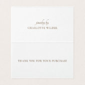 ボホテラコッタサンドハンドメイドジュエリーありがとう (内部フラット)