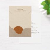 ボホテラコッタサンド抽象芸術ネックレスディスプレイ (デスク)