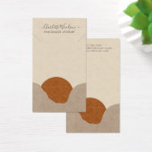 ボホテラコッタサンド抽象芸術ネックレスディスプレイ (デスク)