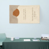 ボホテラコッタサンド抽象芸術手作りジュエリー 横断幕 (トレードショー)