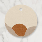 ボホテラコッタサンド抽象芸術製品価格 フェイバータグ (裏面)