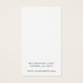 ボホテラコッタサンマウンテンイヤリングディスプレイカード (裏面)