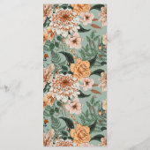 ボホテラコッタセージフローラ秋の結婚式 メニュー (裏面)