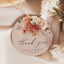 ボホテラコッタダリアバラ結婚ズありがとう フェイバータグ