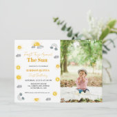 ボホテラコッタツインズ最初の旅行の最初の誕生日 招待状 (スタンド正面)