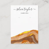 ボホテラコッタデザイナージュエリーホルダーソーシャル 名刺 (正面)