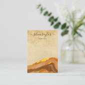 ボホテラコッタデザイナージュエリーホルダーソーシャル 名刺 (スタンド正面)