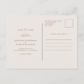 ボホテラコッタドライフラワーアンドパンパスグラス ポストカード (裏面)