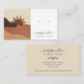 ボホテラコッタハンドメイドジュエリー パーソナライズされた 名刺 (正面/裏面)