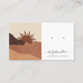ボホテラコッタハンドメイドジュエリー パーソナライズされた 名刺 (正面)