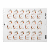 ボホテラコッタパンパスグラスレジストリ ラベル (フルシート)