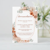 ボホテラコッタパンパスグラス宿泊カード エンクロージャーカード (スタンド正面)