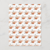 ボホテラコッタパンパスグラス結婚ズ詳細 エンクロージャーカード (裏面)