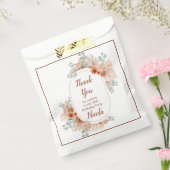 ボホテラコッタパンパスグラス誕生日 フェイバーバッグ (封をした状態)