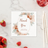 ボホテラコッタパンパスグラス スタンダードカクテルナプキン (インサイチュ)