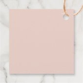 ボホテラコッタパンパスパンプキンス秋の結婚式 フェイバータグ (裏面)