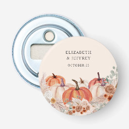 ボホテラコッタパンパスパンプキンス秋の結婚式 栓抜き