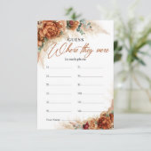 ボホテラコッタパンパスブルゴーニュ エンクロージャーカード (スタンド正面)