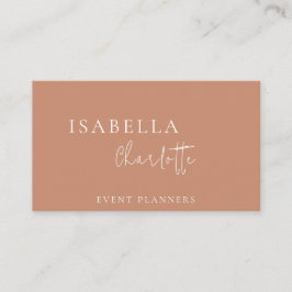 ボホテラコッタビモダンジネスカード 名刺