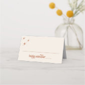 ボホテラコッタフォードド座席表 プレイスカード (正面)