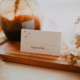 ボホテラコッタフォードド座席表 プレイスカード