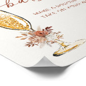 ボホテラコッタフラワーバーフローラ ポスター (角)