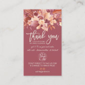 ボホテラコッタフローラのロ感謝していゴの注文はバス 名刺 (正面)