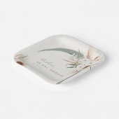 ボホテラコッタフローラアーチ ペーパープレート (傾斜あり)