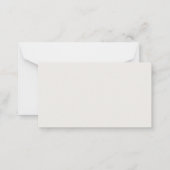 ボホテラコッタフローラエンクロージャカード ノートカード (裏面)