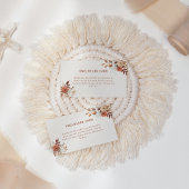 ボホテラコッタフローラエンクロージャカード ノートカード