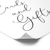 ボホテラコッタフローラカードとギフトサイン ポスター (角)