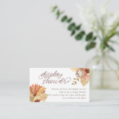 ボホテラコッタフローラディスプレイシャワー エンクロージャーカード (スタンド正面)