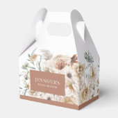 ボホテラコッタフローラブライダルシャワー フェイバーボックス (裏面サイド)