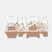 ボホテラコッタフローラブライダルシャワー フェイバーボックス (折り畳みなし)