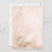 ボホテラコッタフローラブライダルシャワー 招待状 (裏面)