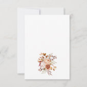 ボホテラコッタフローラベビーシャワーありがとう サンキューカード (裏面)