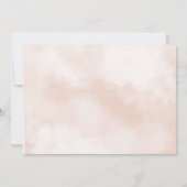 ボホテラコッタブライダルシャワー日付を保存 招待状 (裏面)