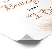 ボホテラコッタブルゴーニュの緑の錆が減る ポスター (角)