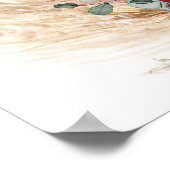 ボホテラコッタブルゴーニュフローラパンパスカウントダウン ポスター (角)