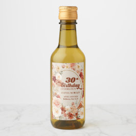 ボホテラコッタブルゴーニュフローラ30歳 ワインラベル