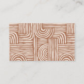 ボホテラコッタベビ男女兼用ーシャワー エンクロージャーカード (裏面)