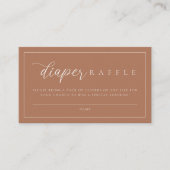 ボホテラコッタベビ男女兼用ーシャワー エンクロージャーカード (正面)