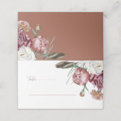 ボホテラコッタボタニカル結婚フローラテーブル プレイスカード (外部開封)